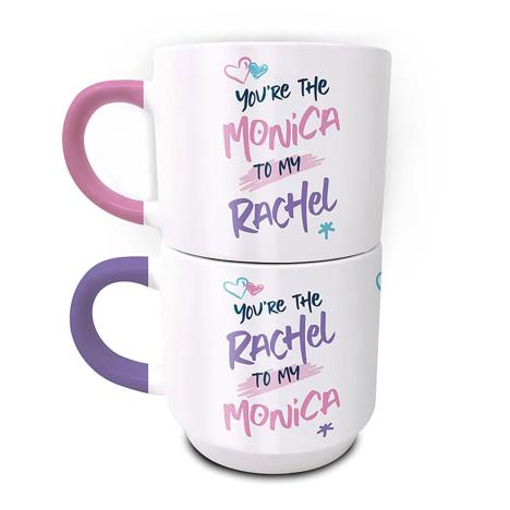 Friends Monica & Rachel Stackable Mugs Set £11.99